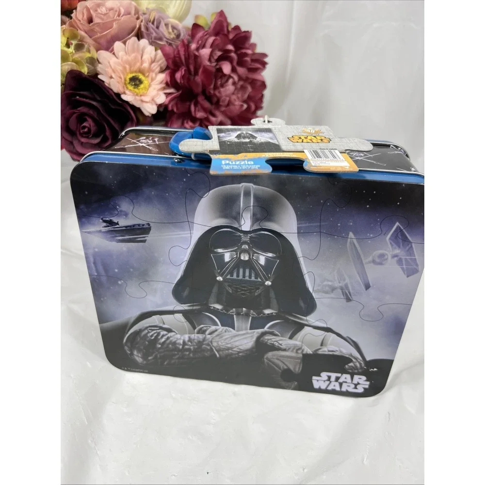 Disney Star Wars Darth Vader Lunchbox Puzzle 48 PC -unopened shelf‎ Wear Tin
